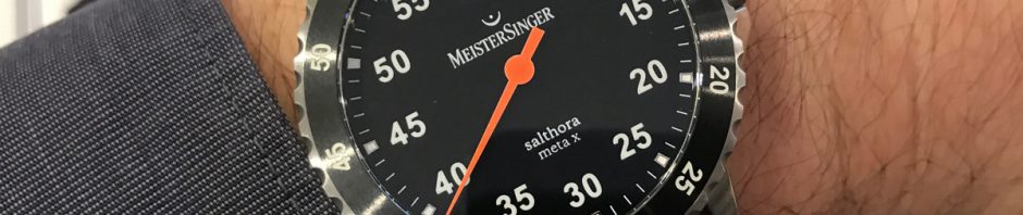 Baselworld 2017: Salthora Meta X – MeisterSinger baut seine Springende Stunde in eine Uhr für jedes Terrain