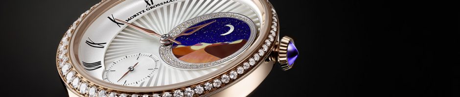 Die Moritz Grossmann TEFNUT 1001 Nights verzaubert mit prachtvoller Ausstrahlung und goldenem Milanaise-Armband