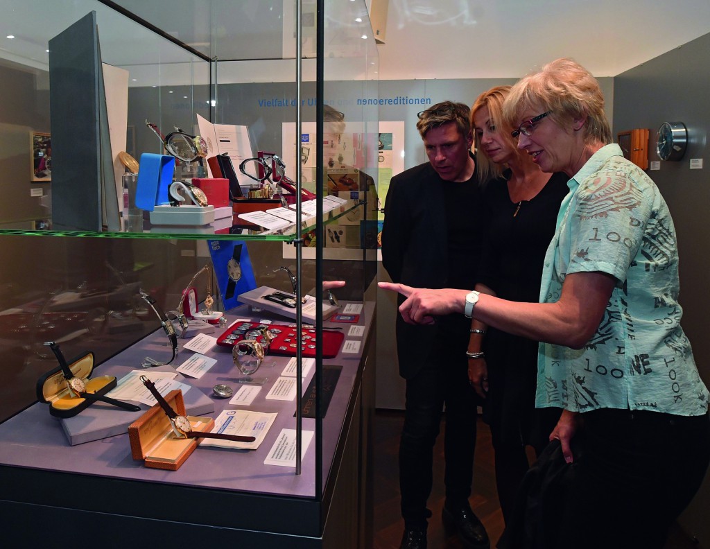 Ausstellung " Glashuette zur DDR Zeit " im Deutschen Uhrenmuseum Glashuette. © Foto  : Holm Helis 110615 Dresden