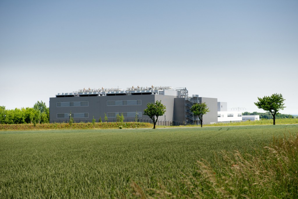 Neues Rechenzentrum / Datencenter der T-Systems in Biere bei Magdeburg 