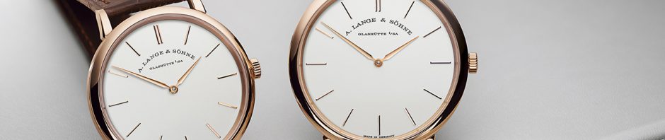 SAXONIA THIN von A. Lange & Söhne in zwei Größen verfügbar – Zweizeigeruhr in neuem Design
