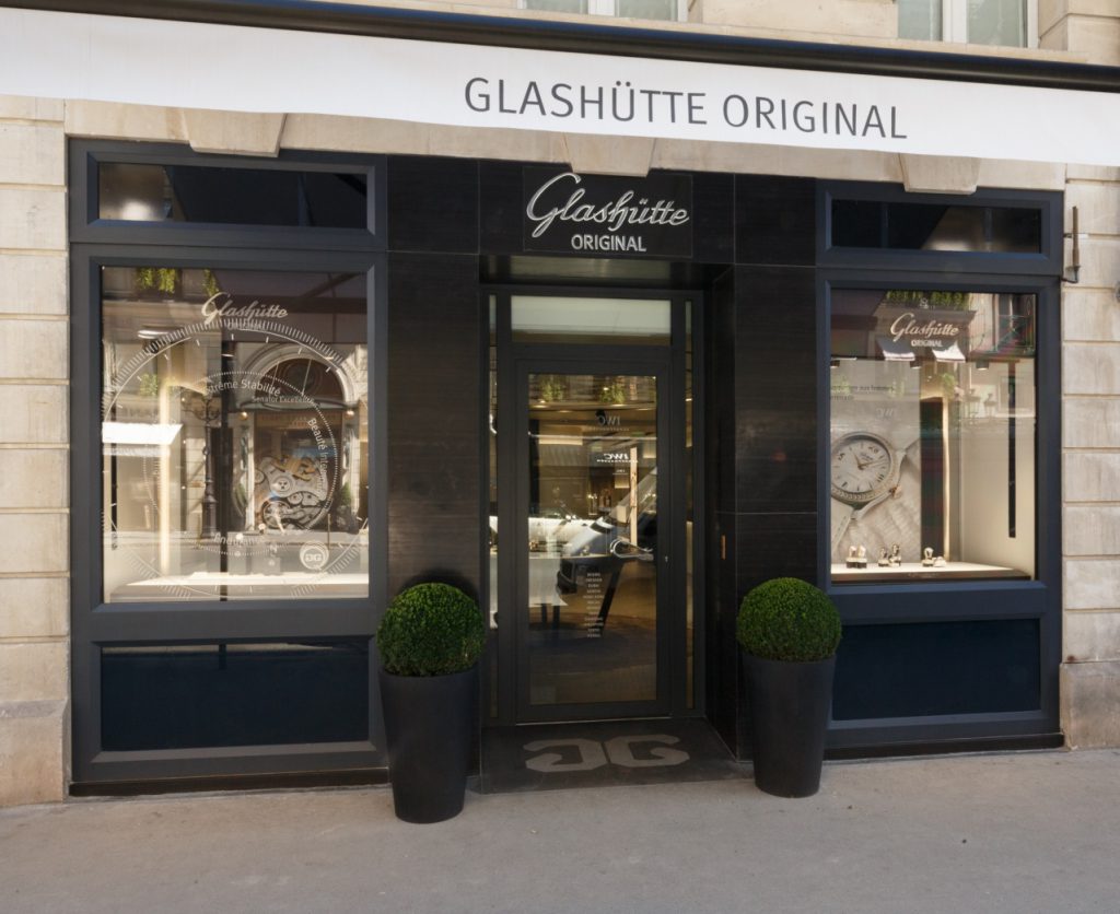 SwatchGroup - Glashütte Original Boutique Paris - Außenaufnahmen