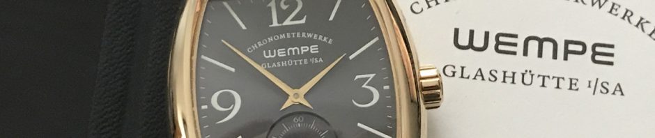 Wempe Chronometer Tonneau Gold WG04 0007