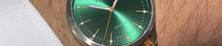 Die Mühle-Uhr für Grünseher: Die neue Panova Grün